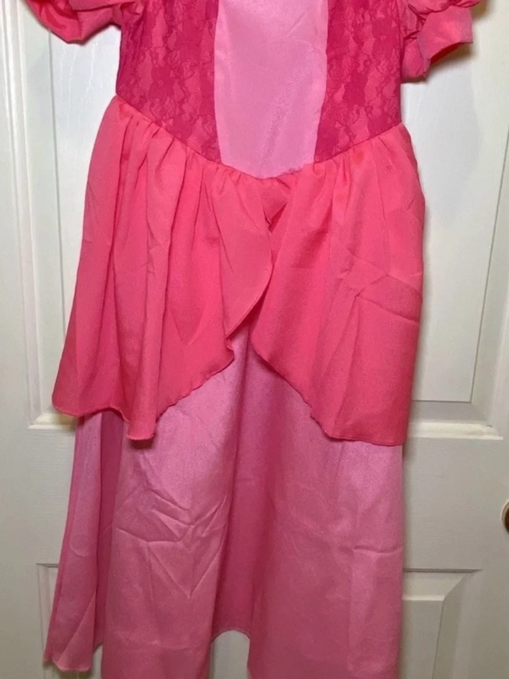 BOMLY Princess Peach Costume Dress Set 7-8 Halloween Cosplay Accessories NWT⁠